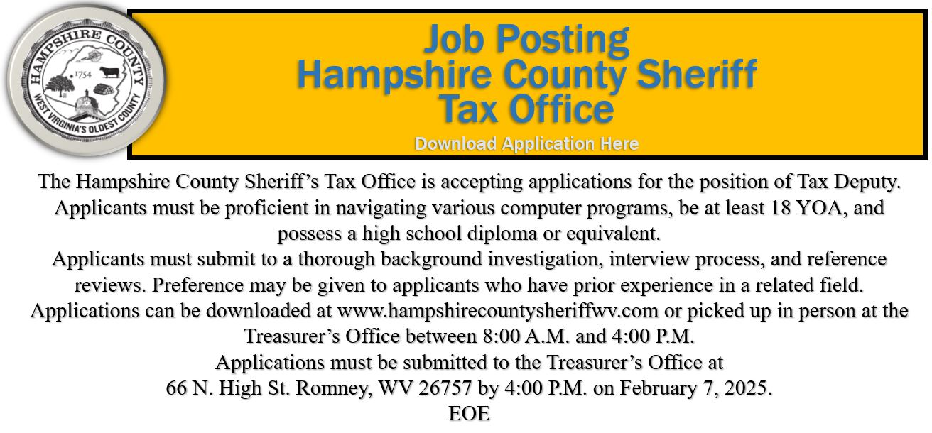 Hampshire County Tax Deputy